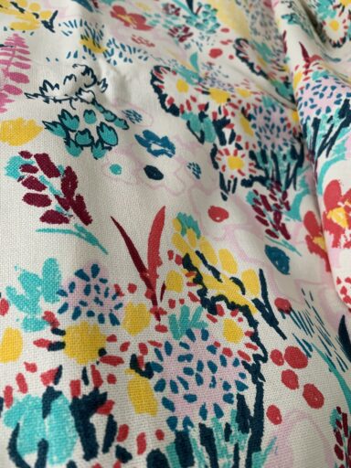 Tissu toile de coton épais champêtre – Image 2
