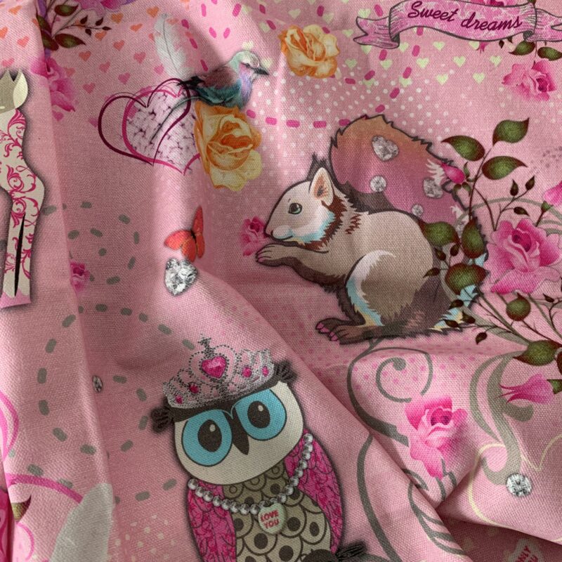 Tissu toile de coton épais sweet dreams