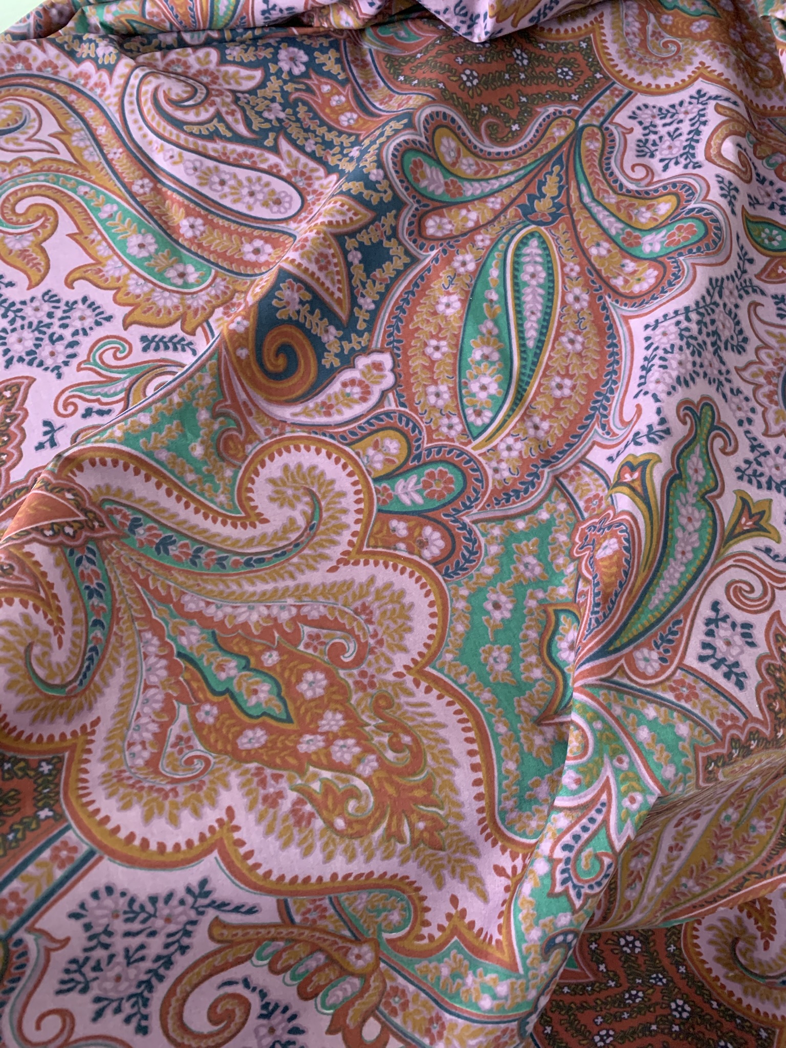 Tissu coton imprimé motifs cachemire – Image 4