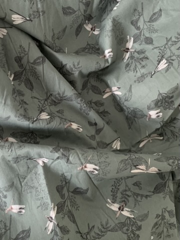 Tissu coton bio libellules – Image 4