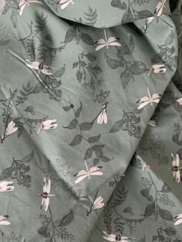 Tissu coton bio libellules – Image 3