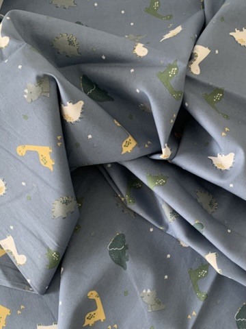 Tissu coton motifs bébé dinosaures – Image 4