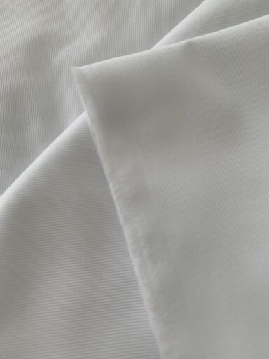 Tissu piqué de coton blanc – Image 3