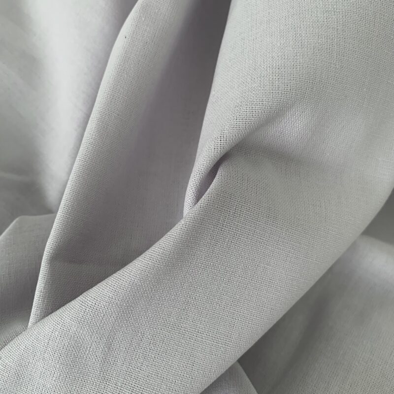 Tissu coton uni gris clair