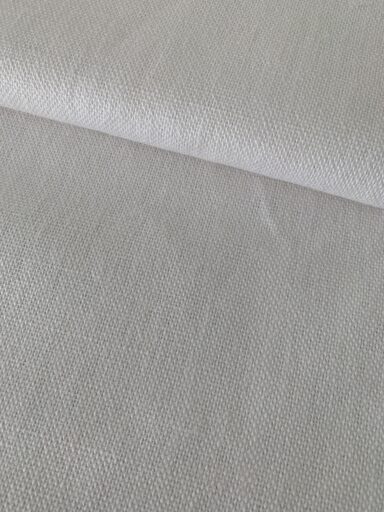 Tissu toile de coton épais uni blanc – Image 4