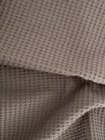 Tissu nid d'abeille gris – Image 4